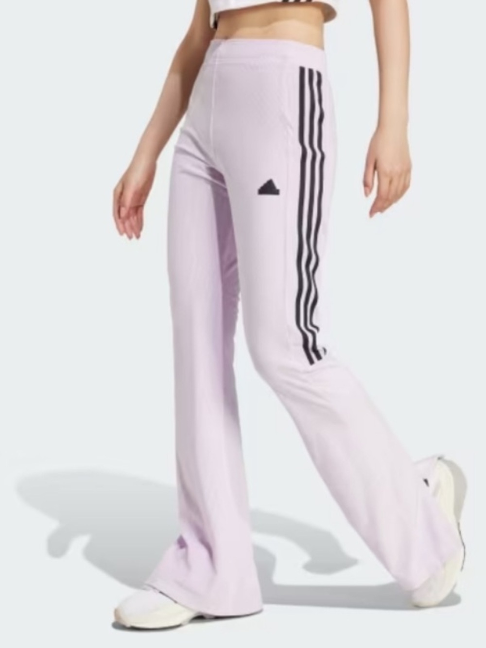 🆕 ADIDAS | Tiro Cut 3-Stripes Stretchy Velour Flared Leggings